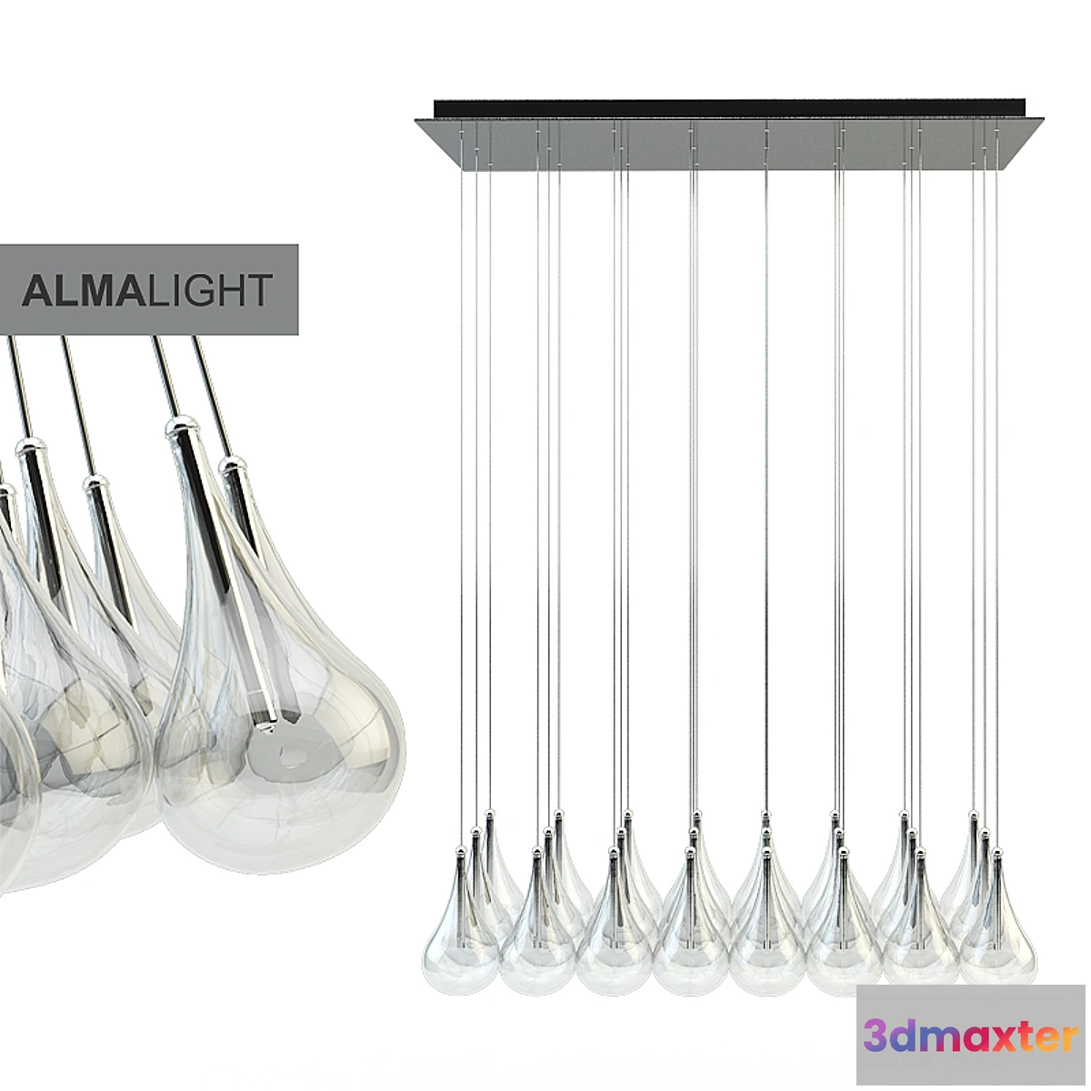 1443624 - DROP  Pendant lamp Alma Light 3D Max