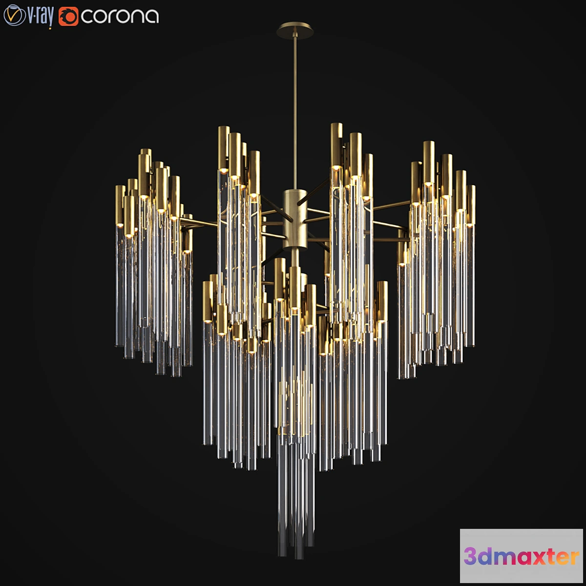1443670 - Burj Chandelier Luxxu 3D Max