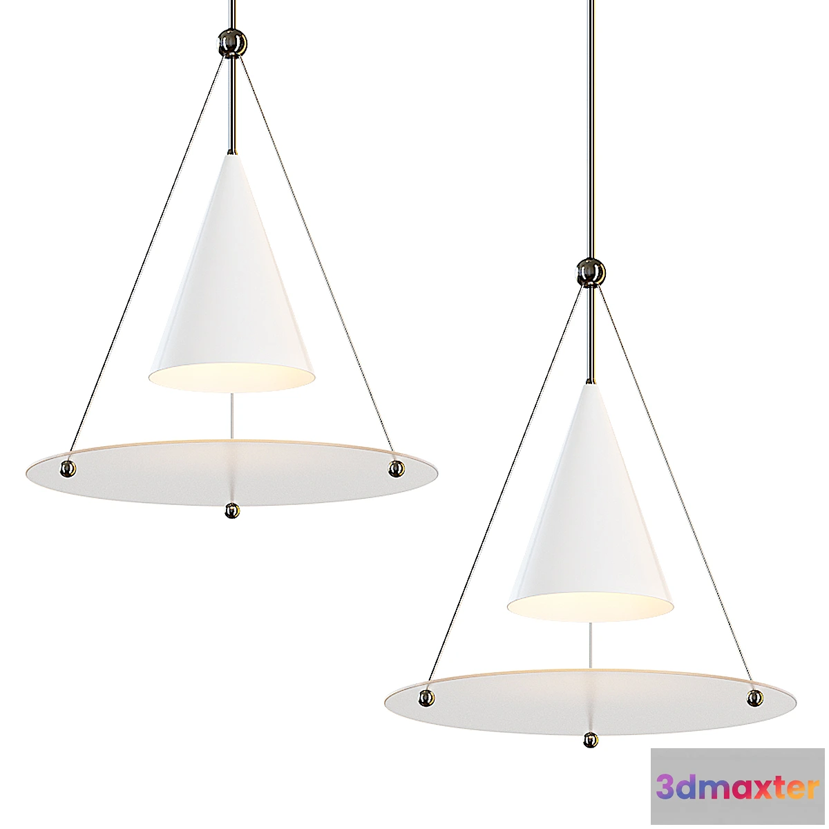 1443862 - Lampatron PLY pendant light 3D Max