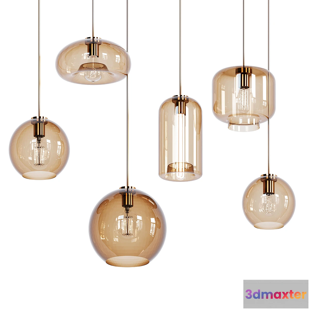 1444038 - Scandinavian style pendant lamp 3D Max