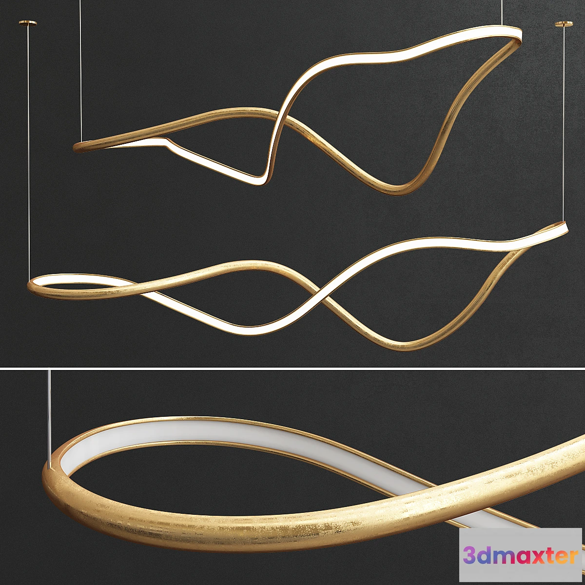 1444384 - John Procario Freeform Series Light Sculpture IV 3D Max