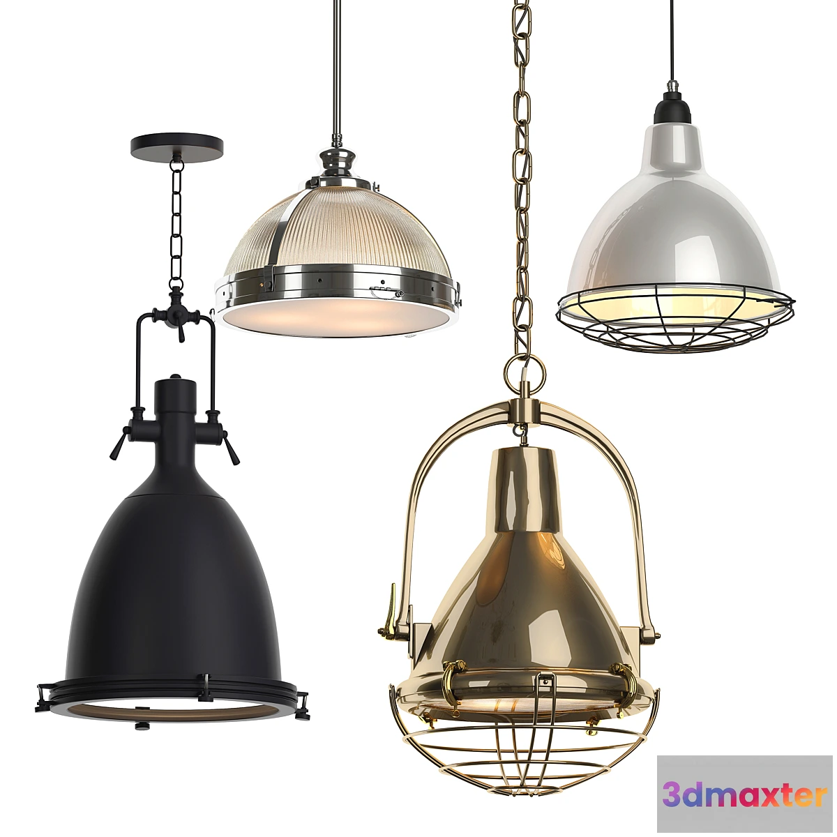 1444414 - PENDANT SET 2 3D Max