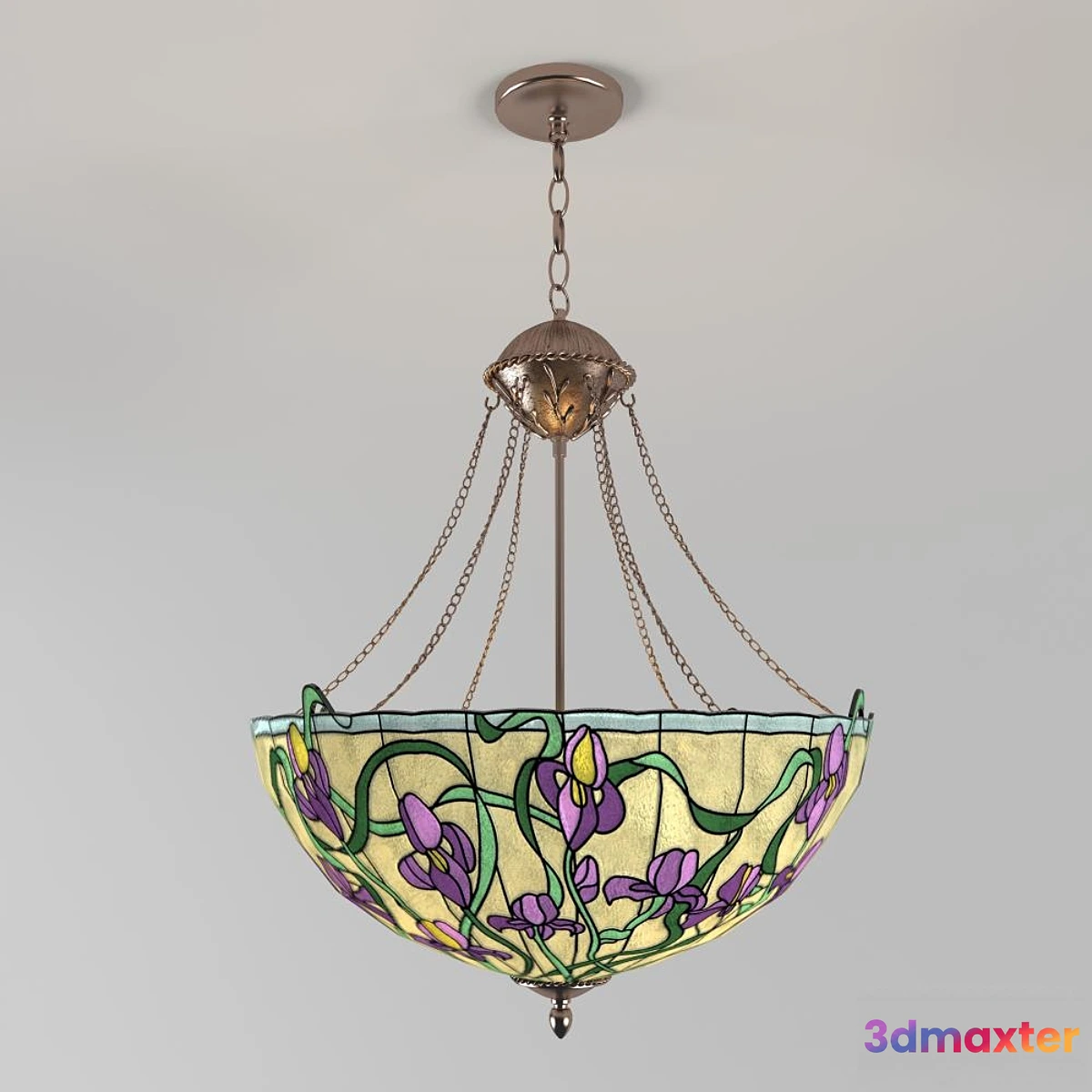 1444584 - Tiffany Style Floral Iris 3D Max