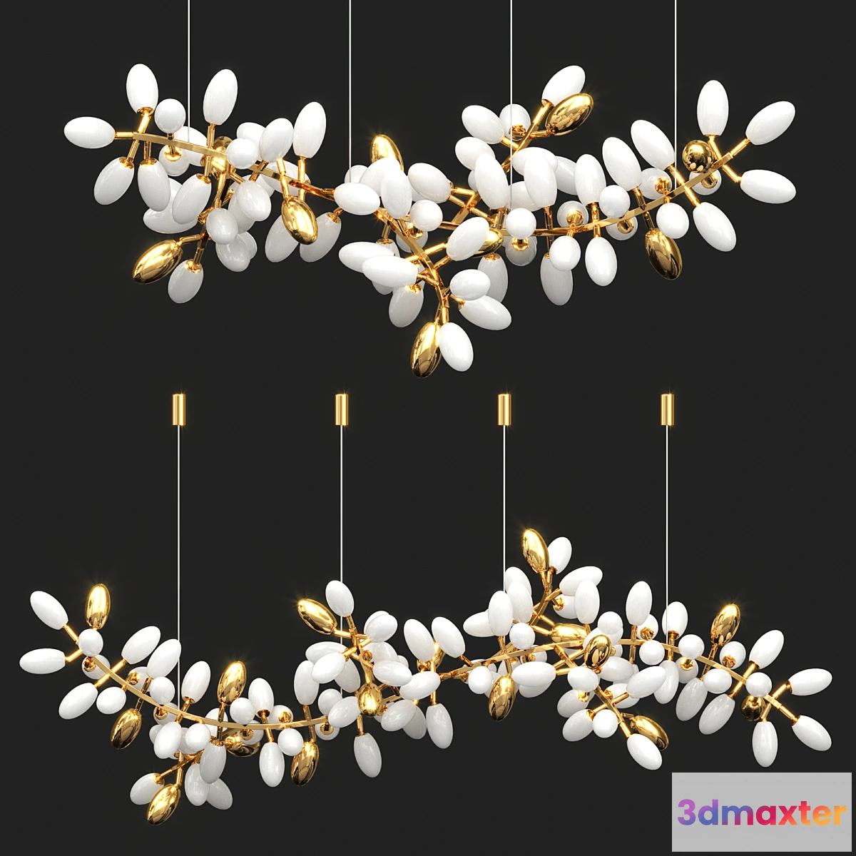 1444912 - Chandelier Grapes 3D Max