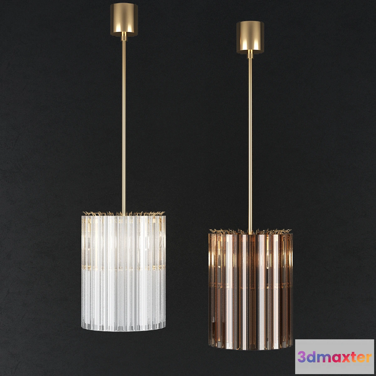 1445124 - BELLA FIGURA CONCAVE DRUM CHANDELIER CL412-25 3D Max