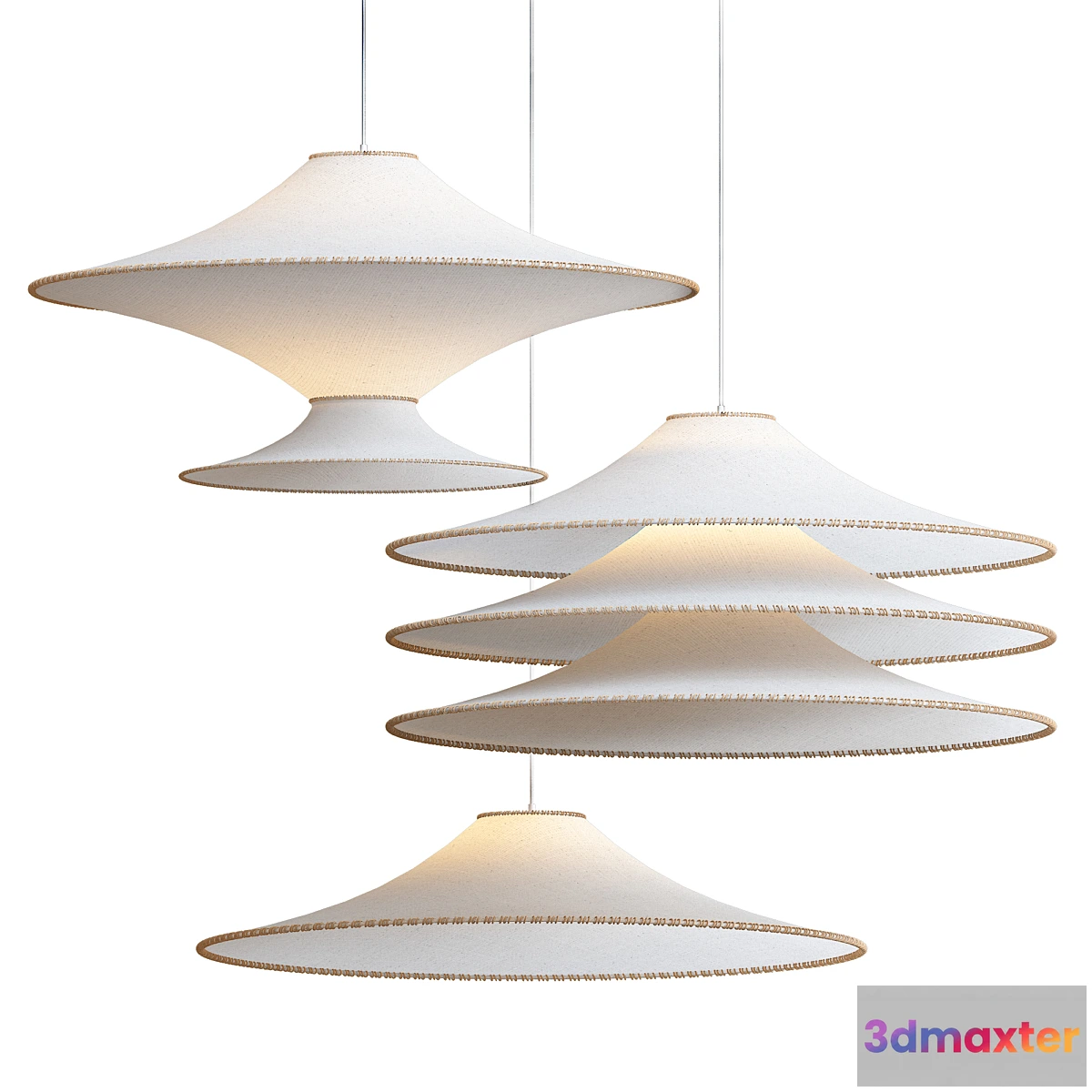 1445204 - Bamboo Ss01 Pendant Light 3D Max
