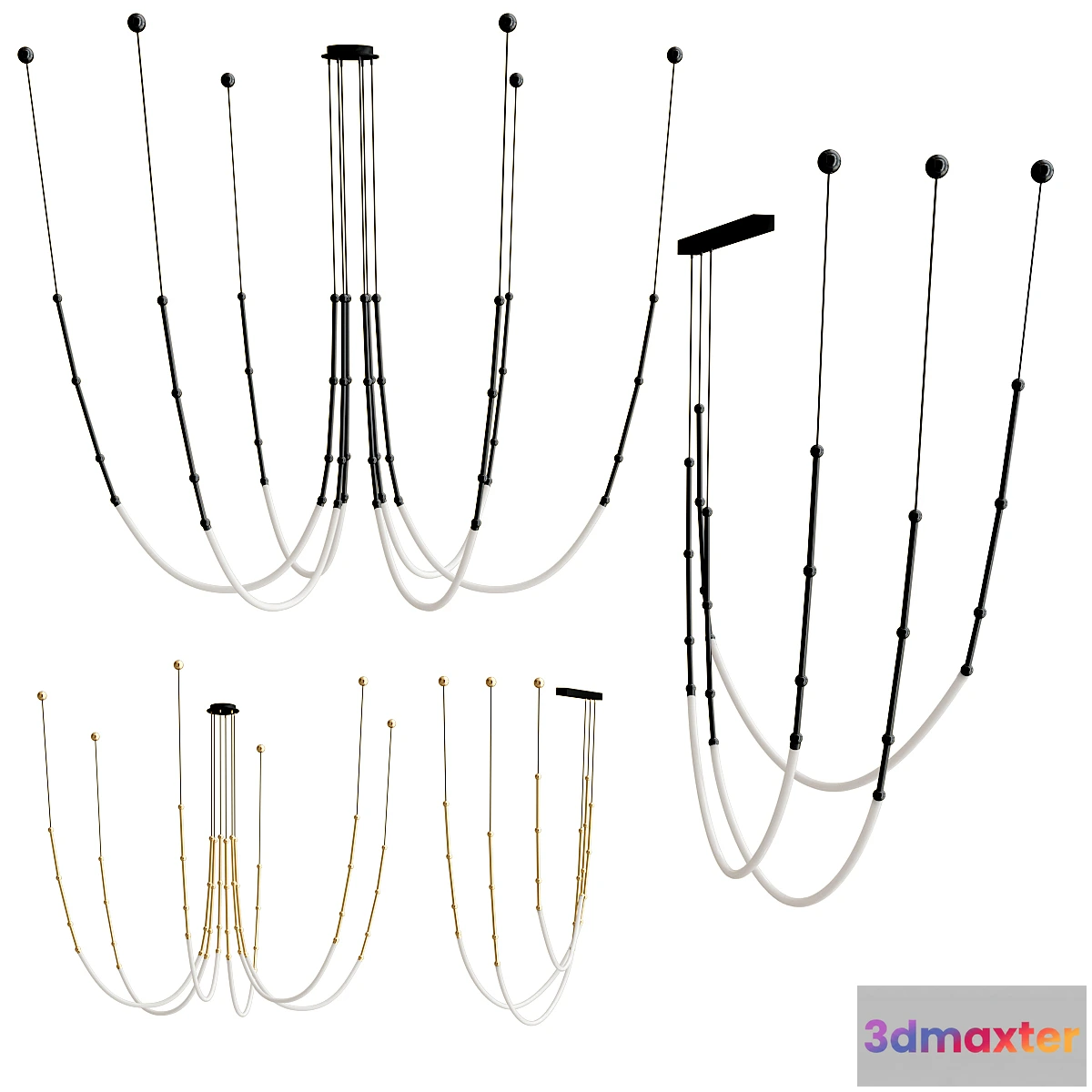 1445282 - LEDA Chandelier By Karman 3D Max