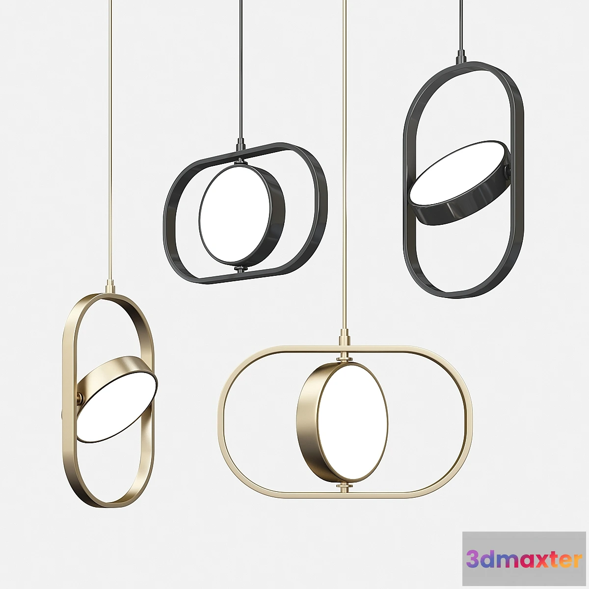 1445294 - Aberdeen pendant 3D Max