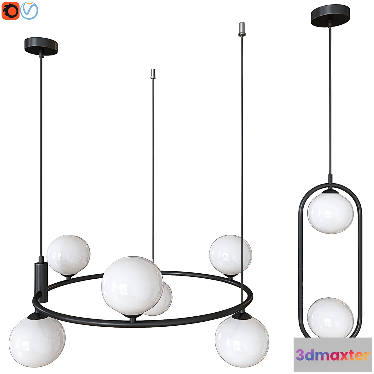 1445566 - MAYTONI RING 3D Max