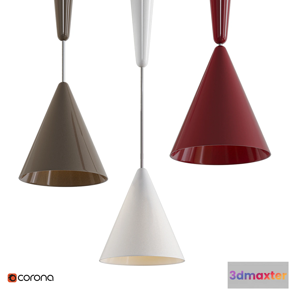 1445810 - DIABOLO Flos  Hanging lamp 3D Max