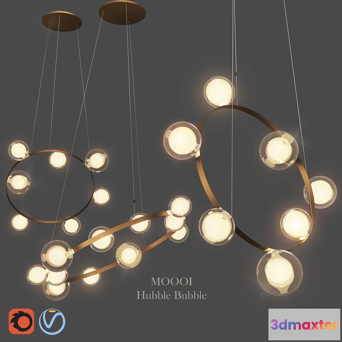 1445920 - Moooi Hubble Bubble-N2 3D Max