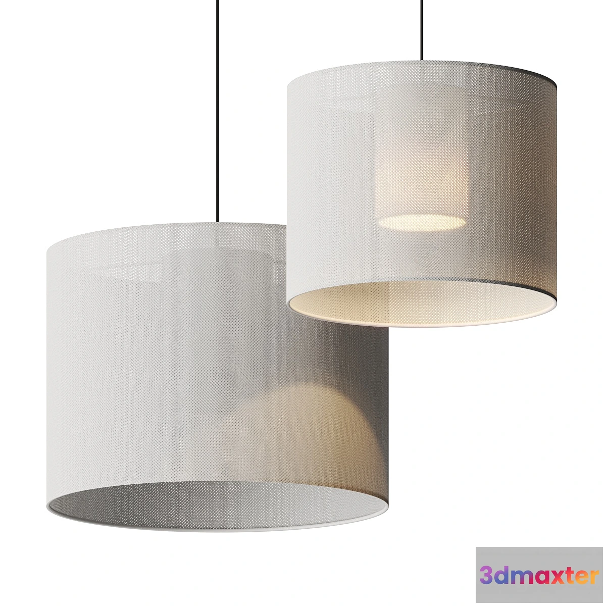 1445942 - Santa & Cole Moare Liviana Pendant Lamp 3D Max