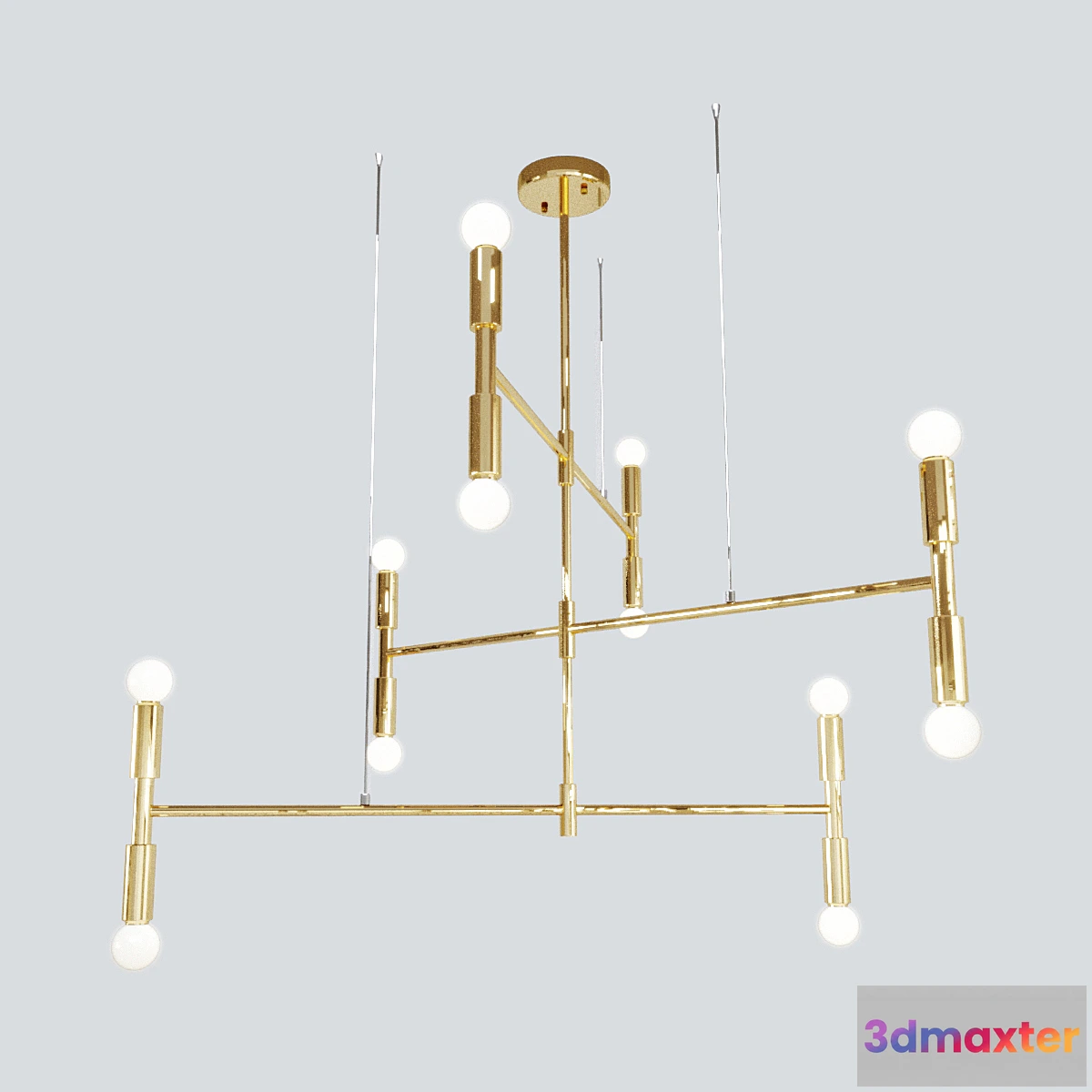 1446164 - Atomium chandelier 3D Max