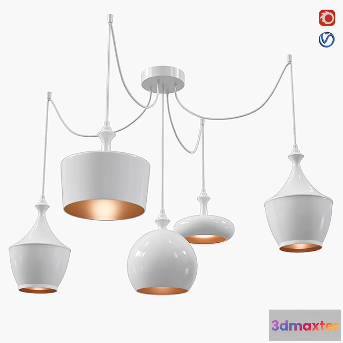 1446290 - Zambelis Lights 180099 PENDANT LIGHT 3D Max
