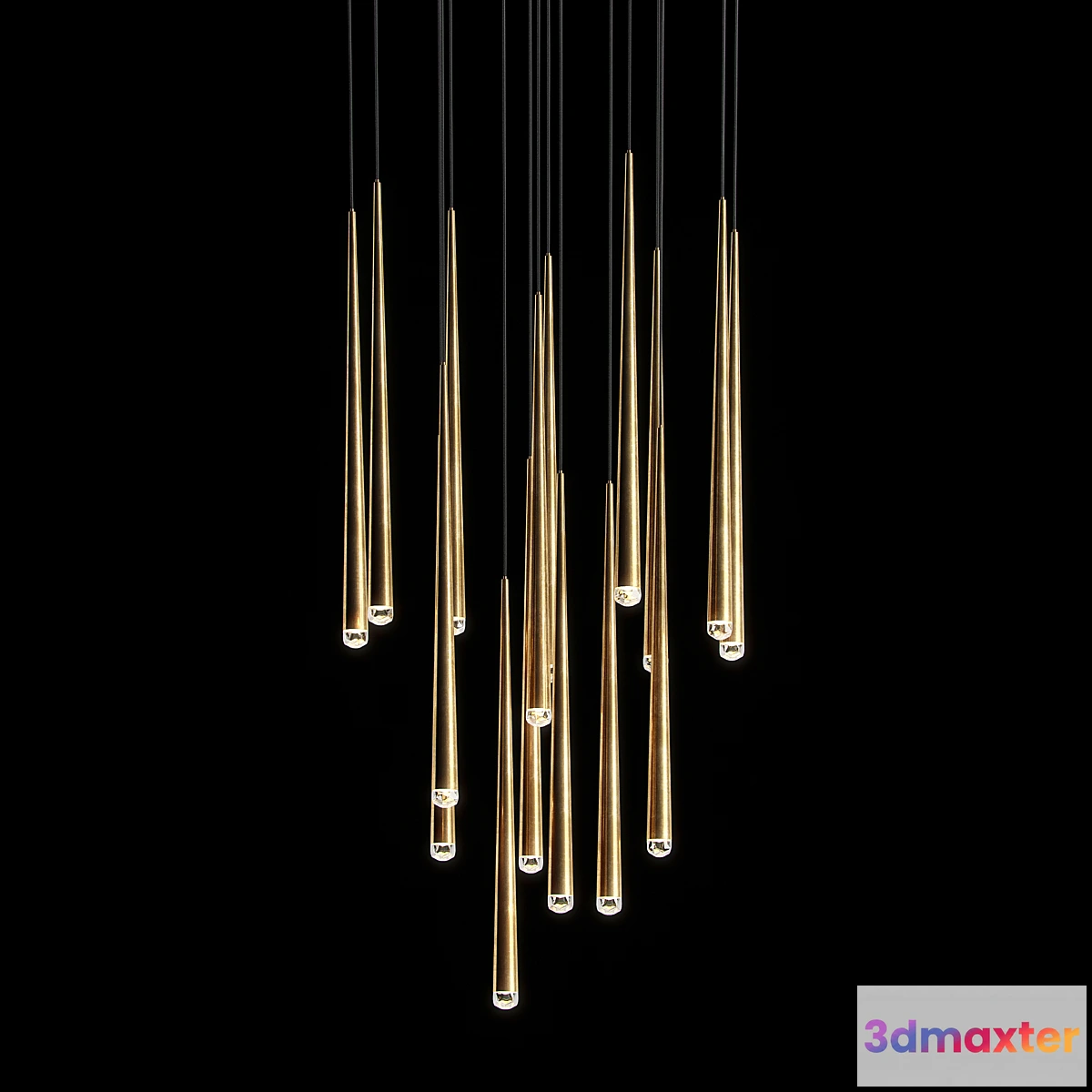 1446572 - Lamp AQUITAINE ROUND CHANDELIER 18 Restoration Hardware 3D Max