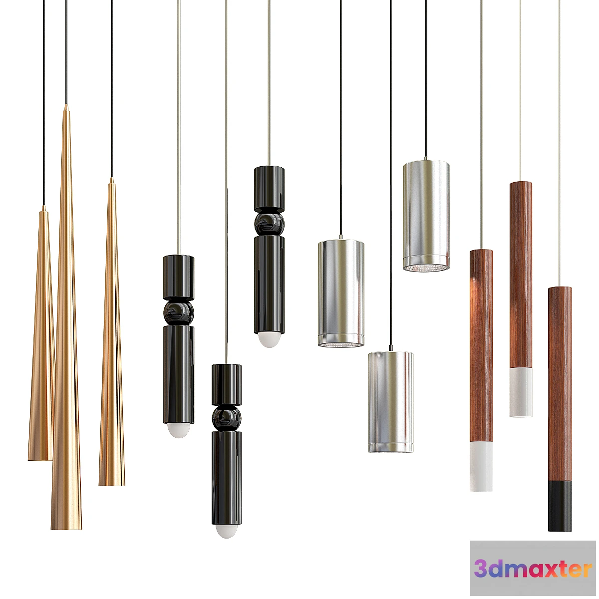 1446628 - Collection pendants 3D Max