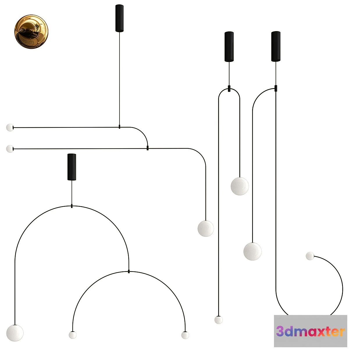 1446704 - Lamptron LINES collection 3D Max