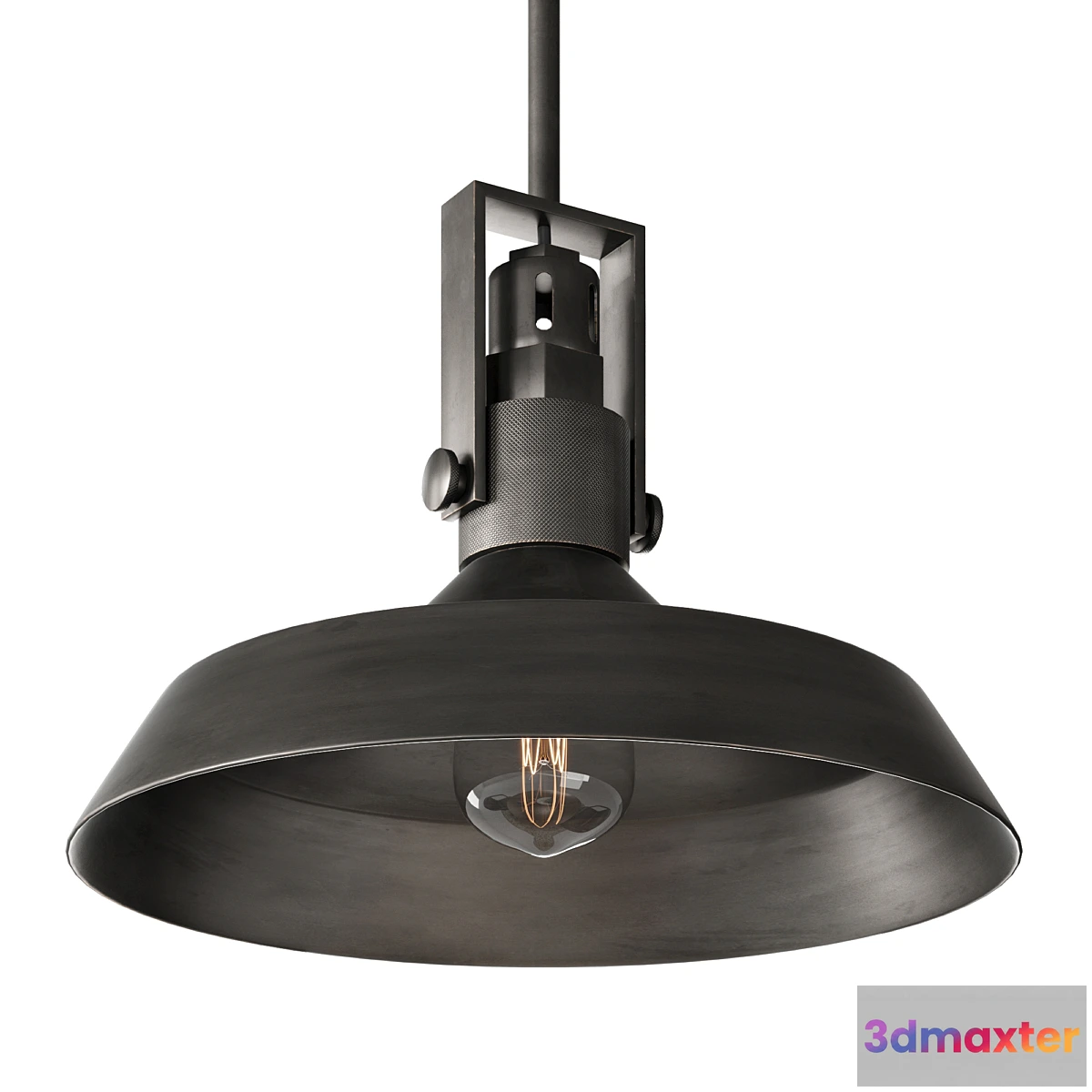 1446760 - RH Modern Condorcet Metal Shade Pendant 3D Max