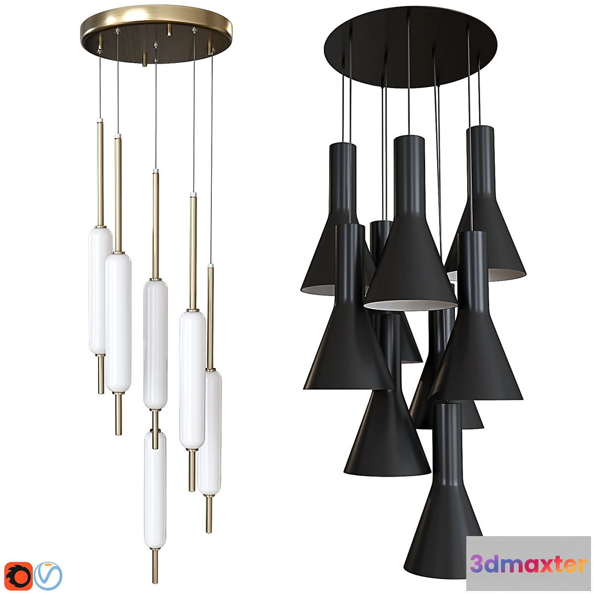 1447096 - Marzais Créations BE GOOD. ASORA ONE Lampatron 3D Max