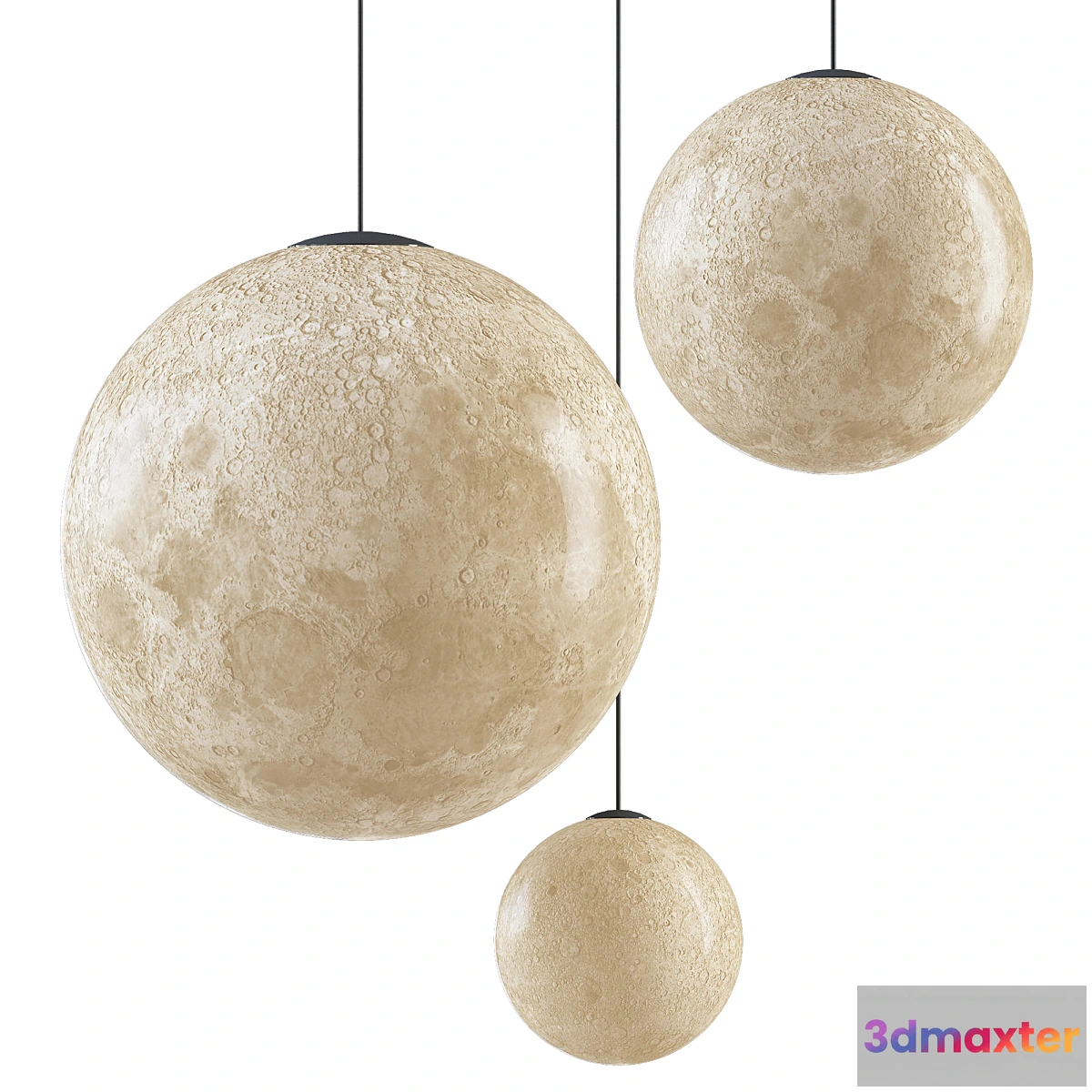 1447226 - Planet Pendant Ensemble 3D Max