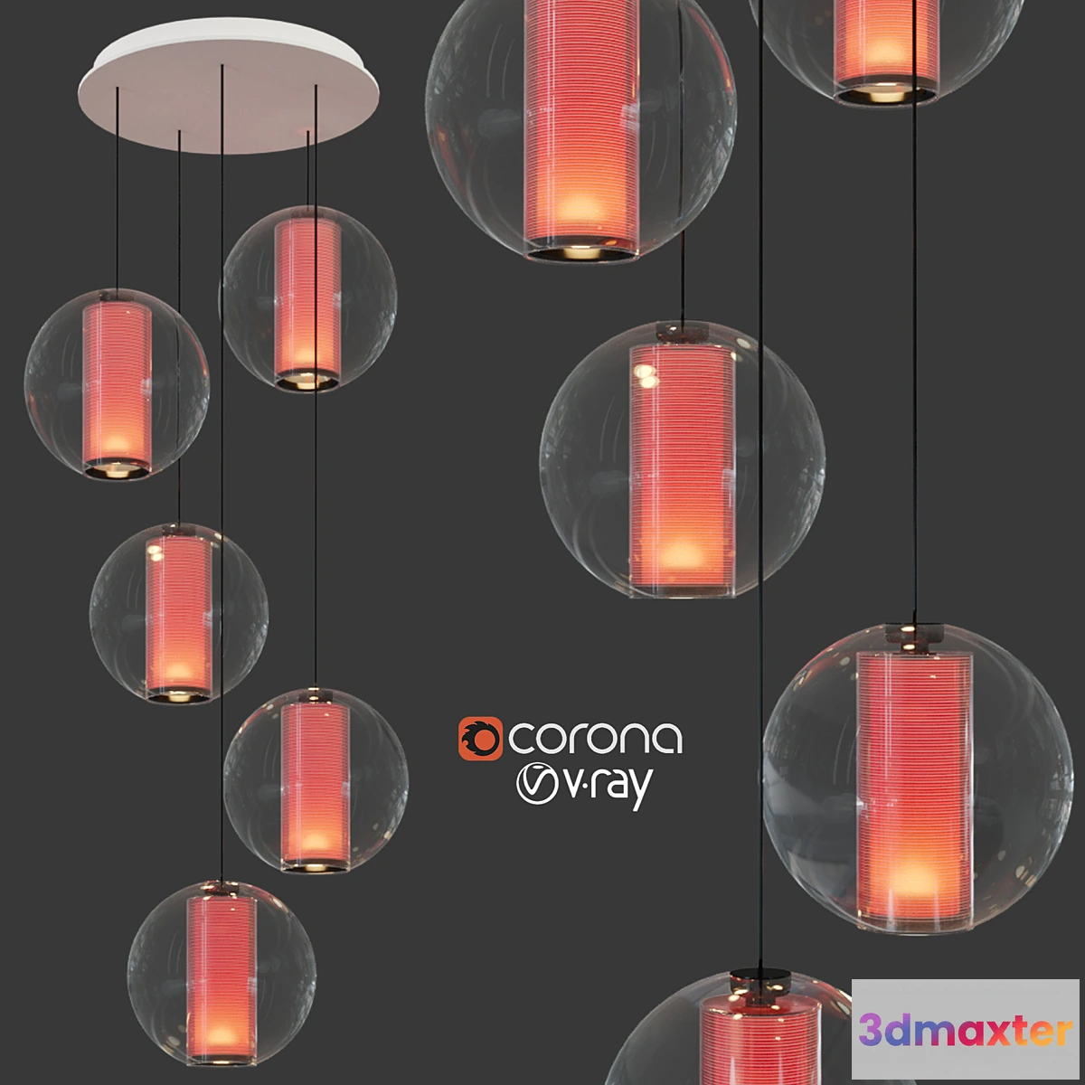 1447588 - BEL OCCHIO CHANDELIER 5 3D Max
