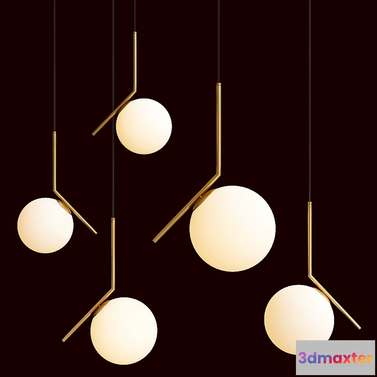 1448242 - Modern chandelier lighting 3D Max