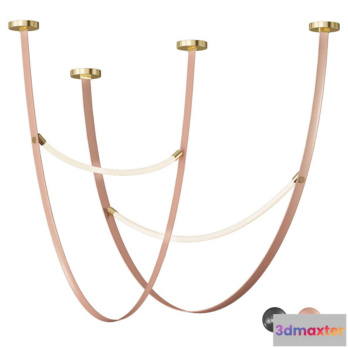 1449124 - Leather Pendant Light 3D Max