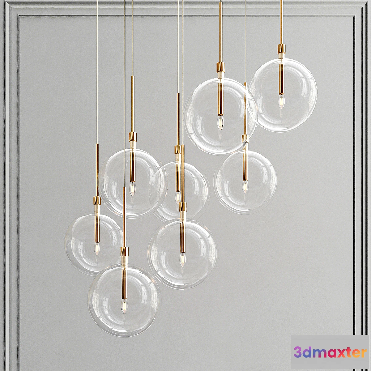 1449164 - Dee celing lights 3D Max