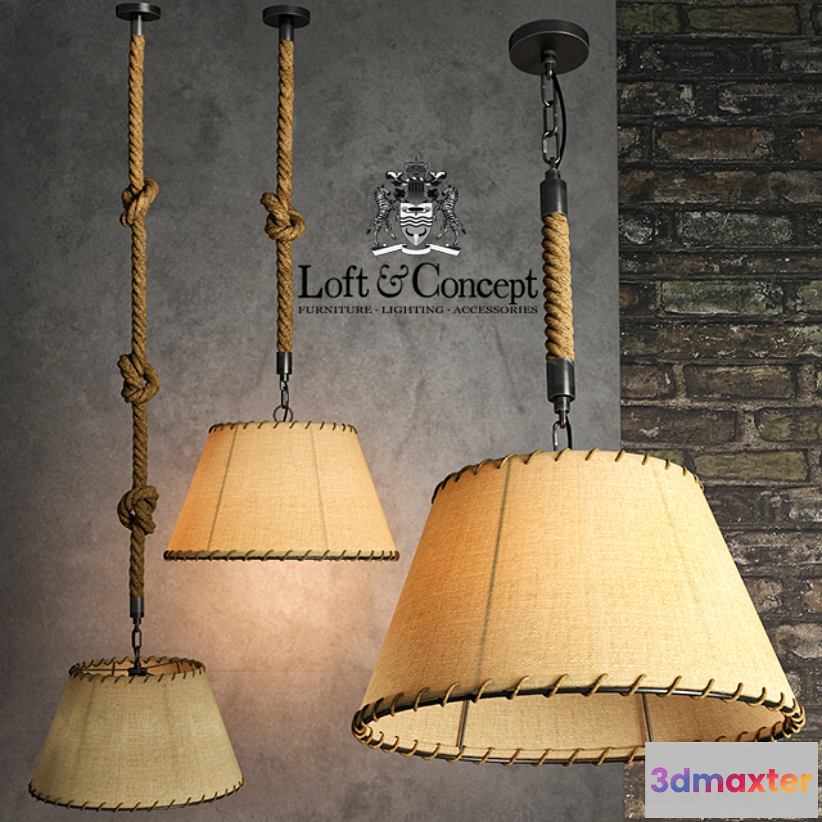 1449196 - Chandelier Old Chad 3D Max