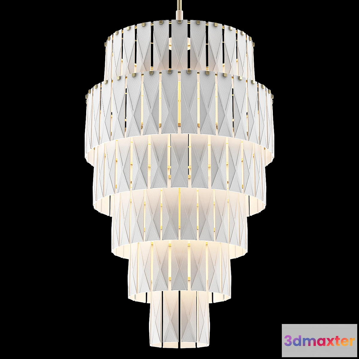 1449506 - Meissen Couture Chandelier Cascade de luxe 3D Max