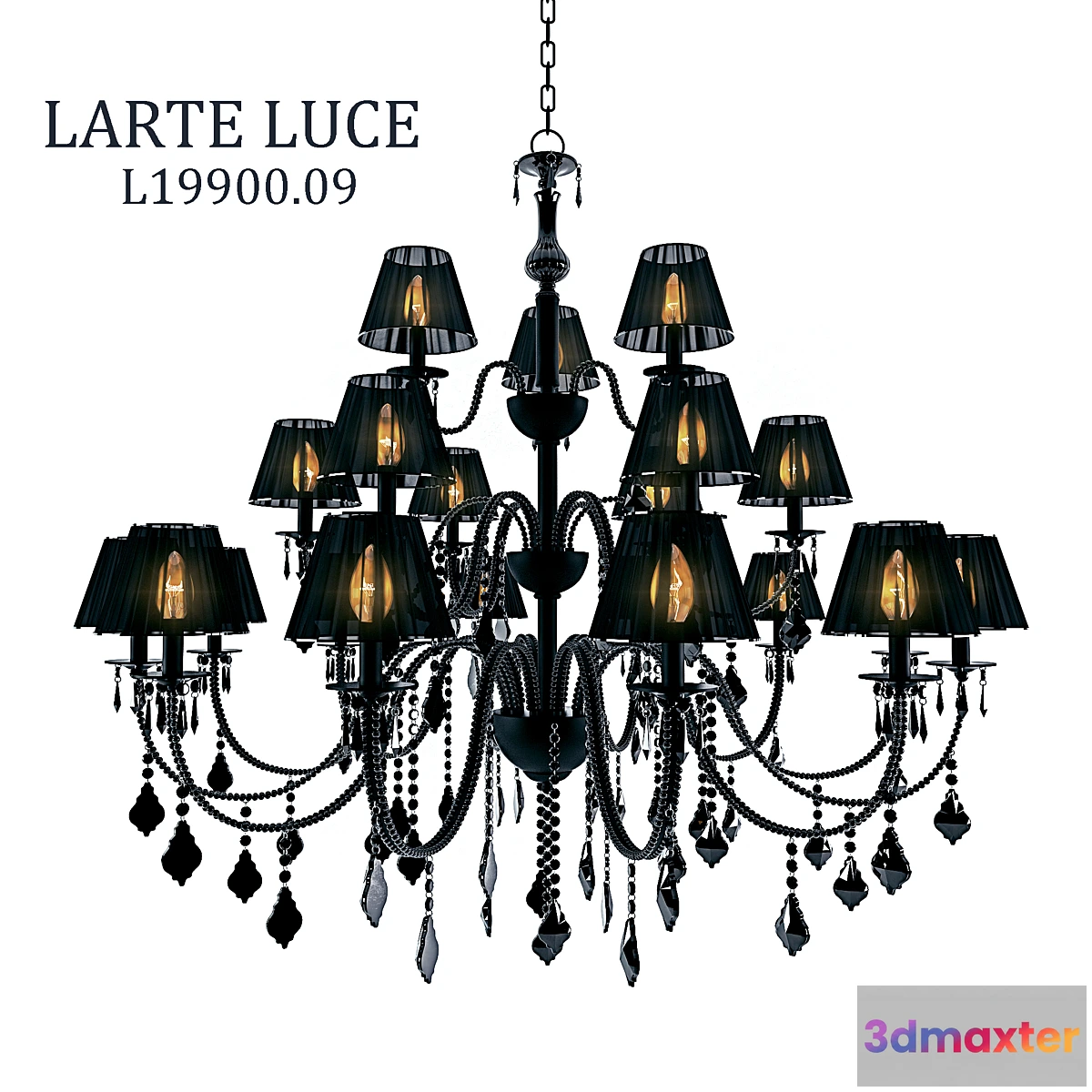 1449614 - Chandeliers Pendant LARTE LUCE L19900.09 3D Max