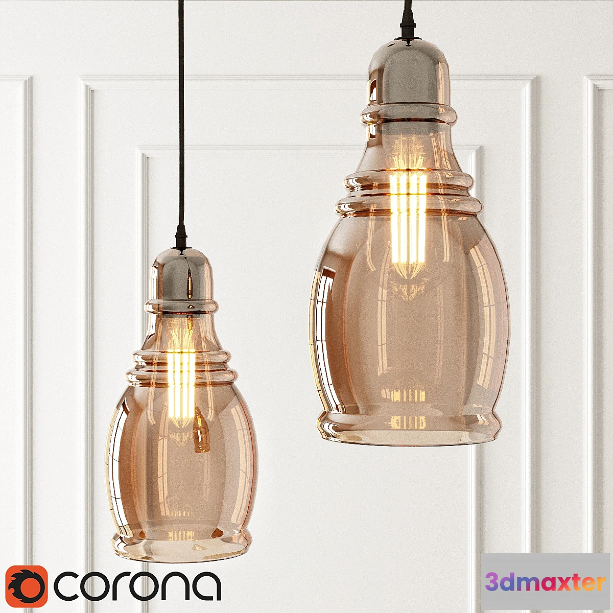 1449970 - Chandelier Blitz 91324 3D Max