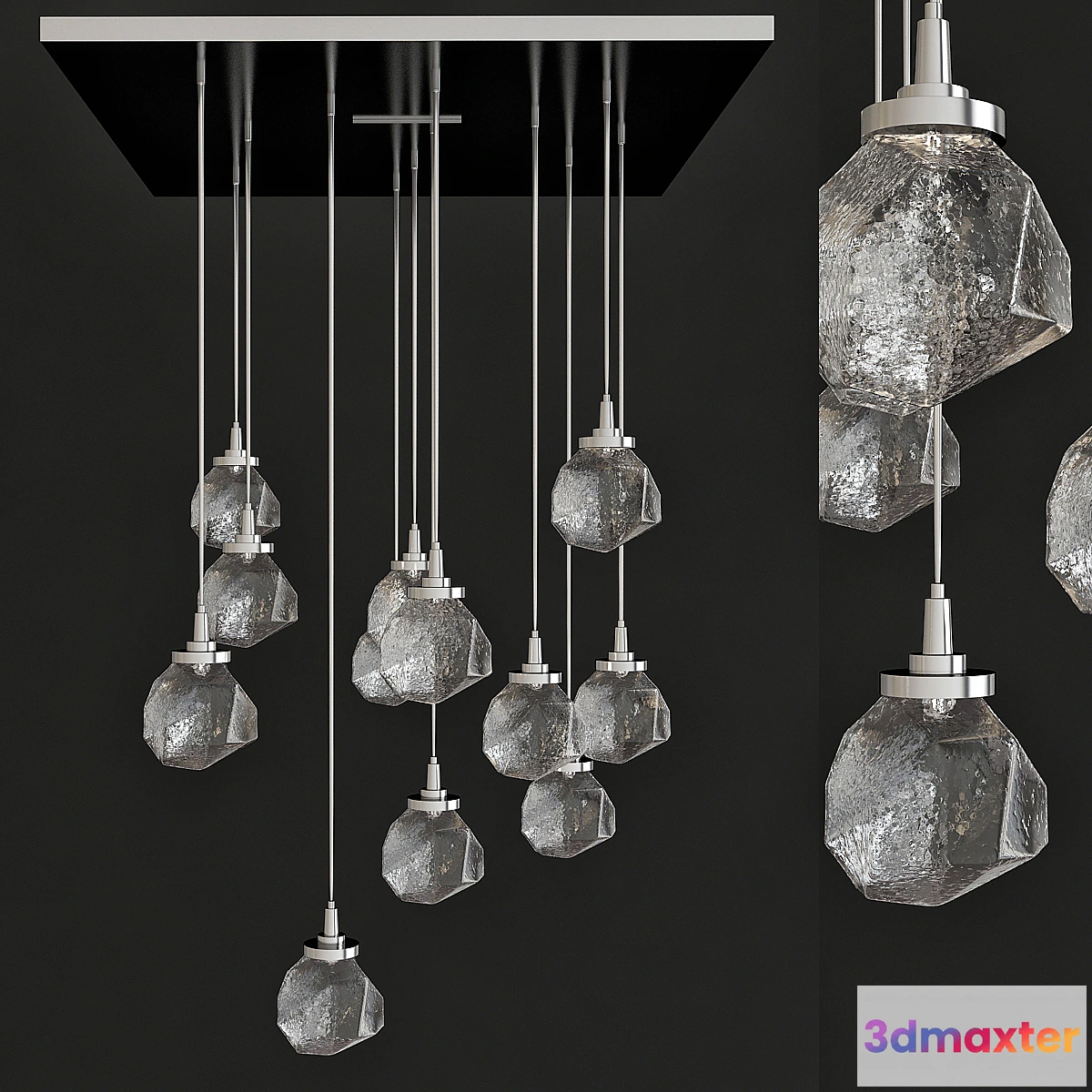 1450130 - Hammerton Studio Gem Square Waterfall 3D Max