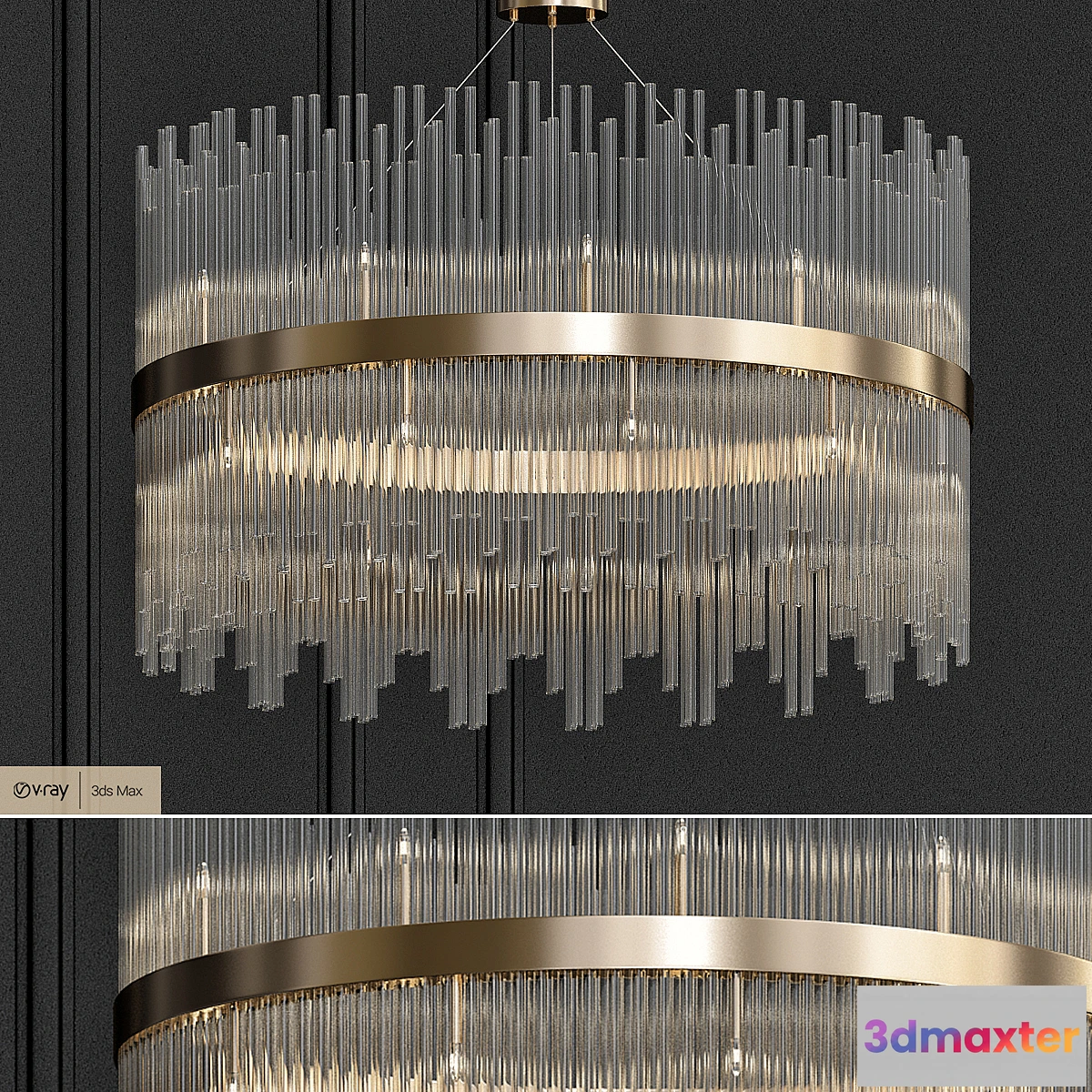 1450400 - Kebo Amazing Chandelier 3 3D Max