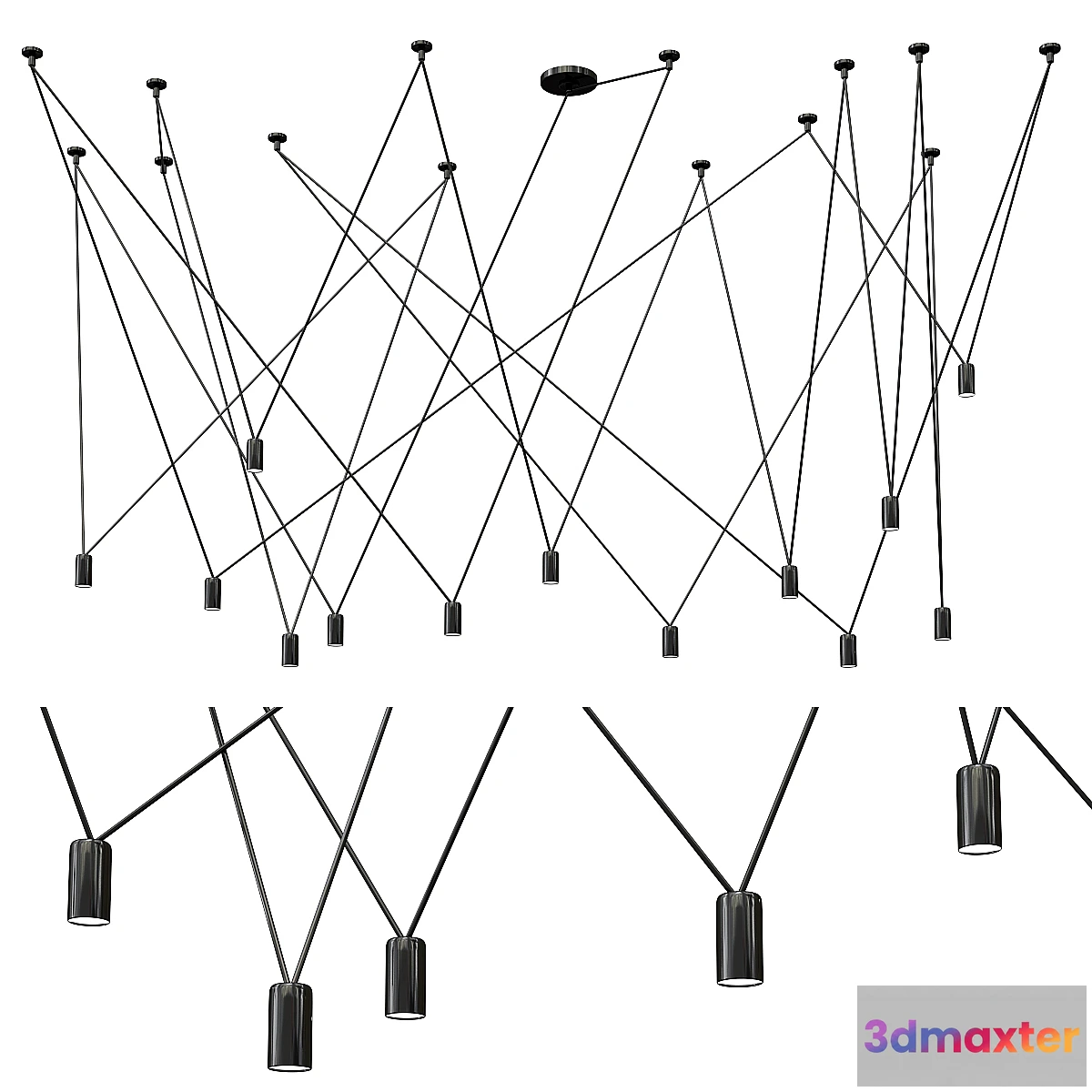 1450674 - Vibia Match Pendant Lamp 3D Max
