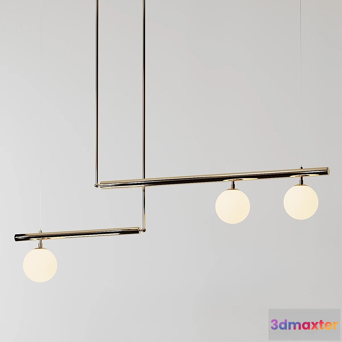 1450688 - Satellite IV Sculpted Pendant by Paul Matter 3D Max