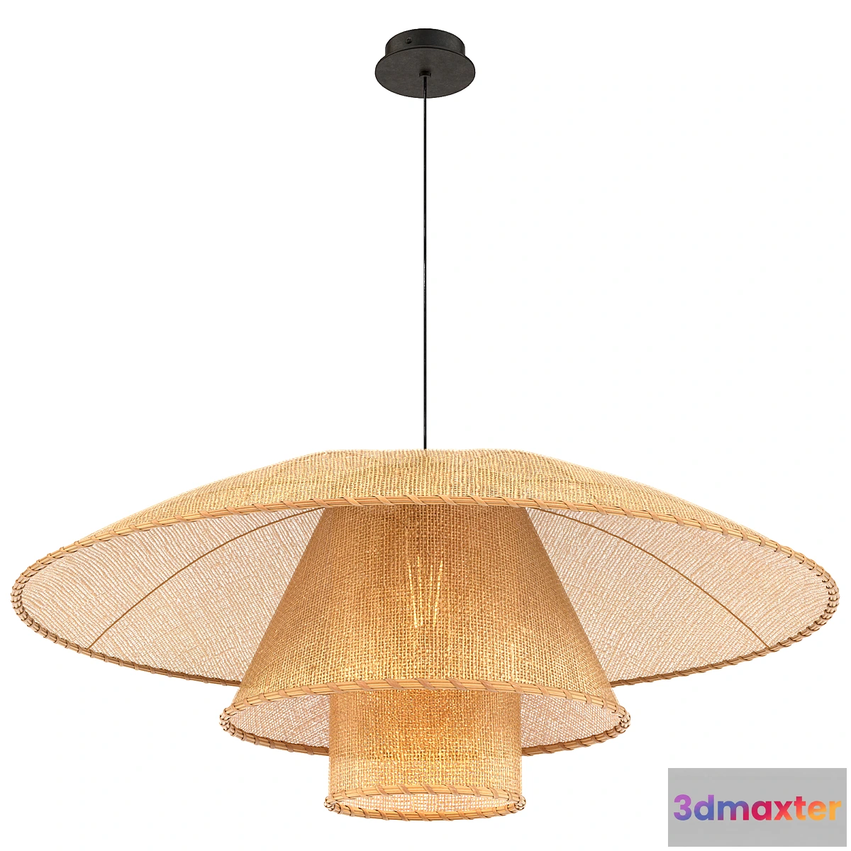 1450896 - Lola rattan pendant lamp 3D Max