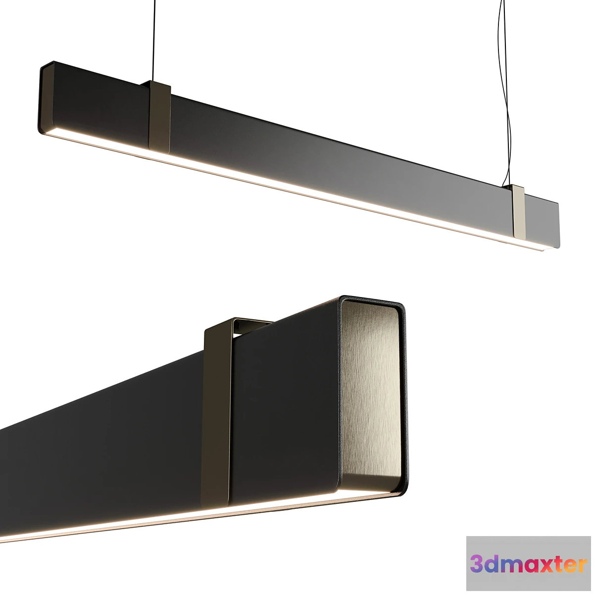 1450998 - NORDLUX LED hanglamp Lilt zwart 3D Max