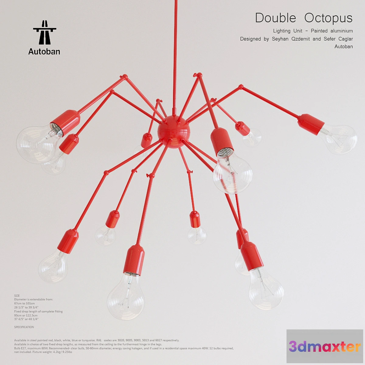 1451002 - Double Octopus Autoban Lamp 3D Max
