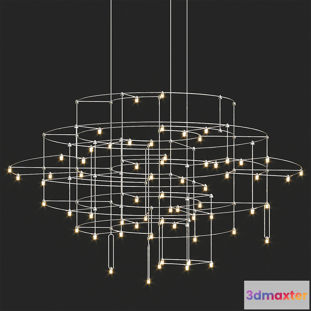 1451316 - Specter Chill Quasar Chandelier 3D Max