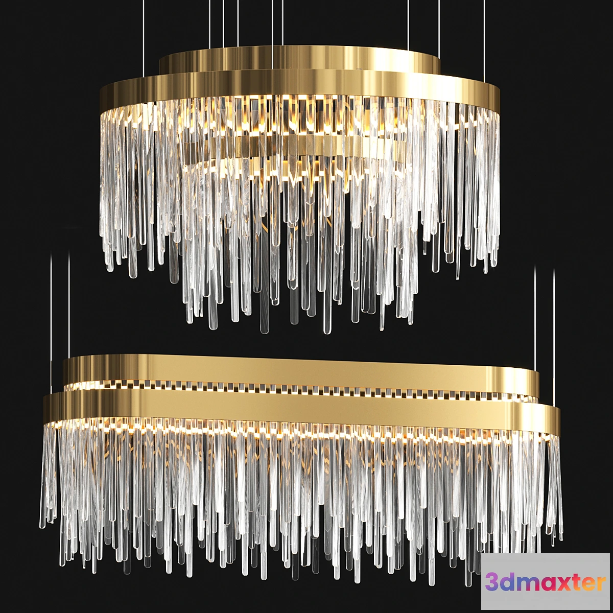 1451318 - Babel Snooker Chandelier 3D Max