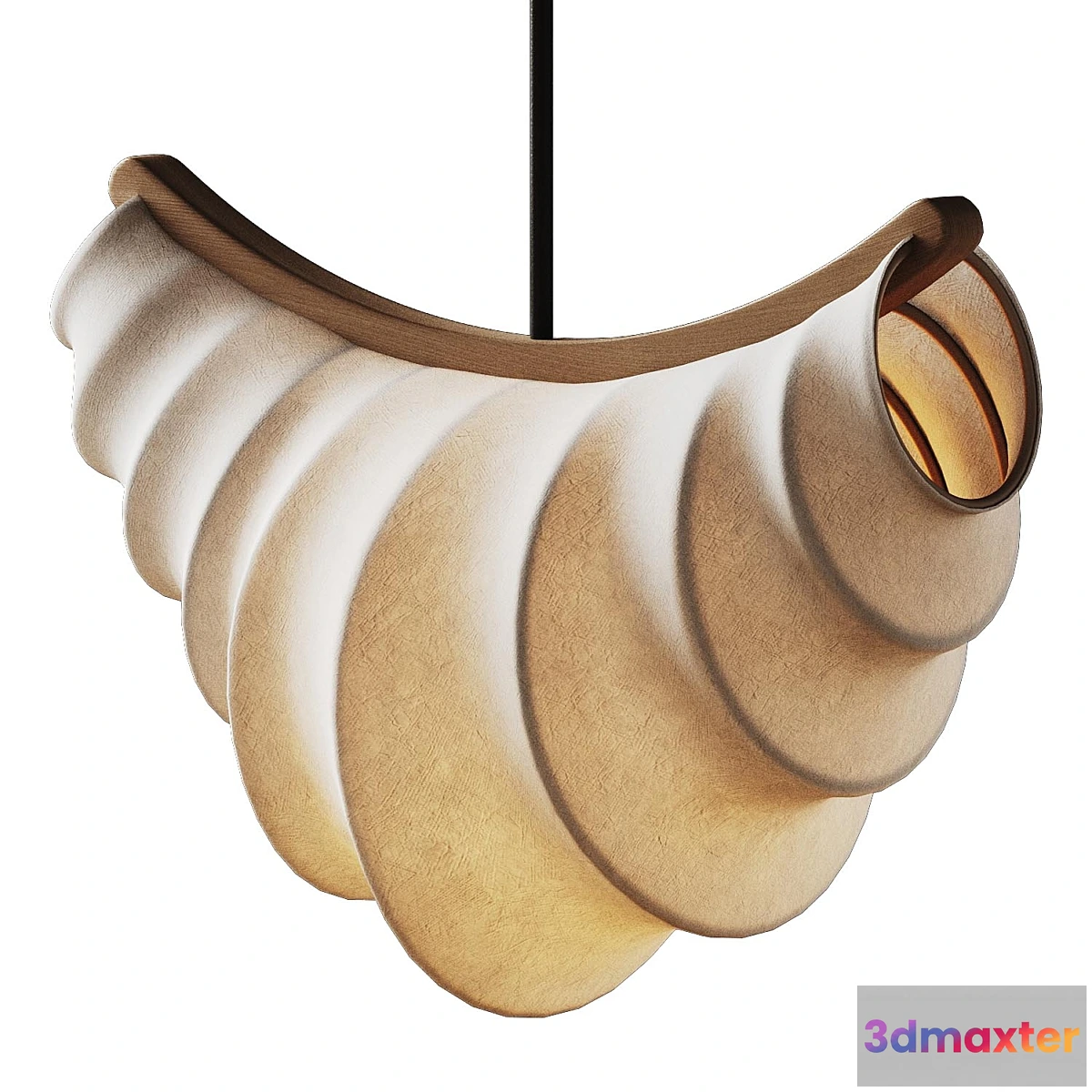 1451396 - Croissant pendant lamp from helenloom 3D Max
