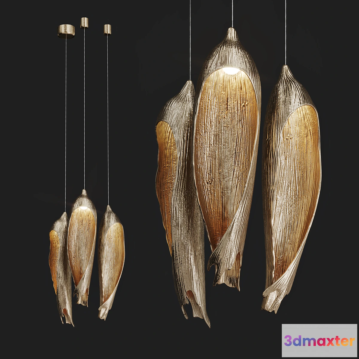 1451812 - Pendant lamp MAIZE Vetvi Store 3D Max