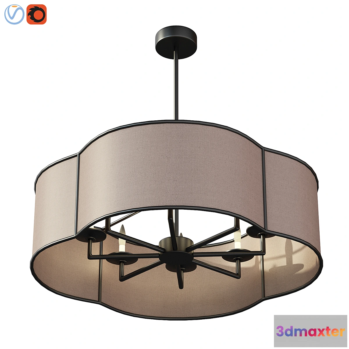 1451864 - Sherwood Pendant 3D Max