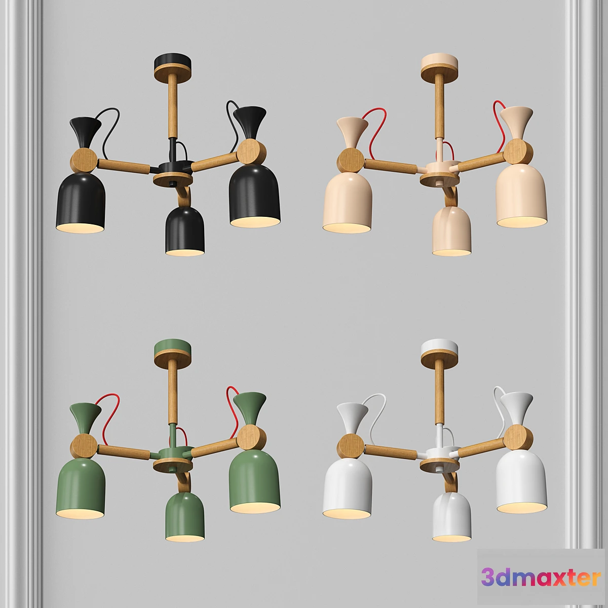 1451956 - Chandelier 60366 from the Monte Collection by NB Light 3D Max
