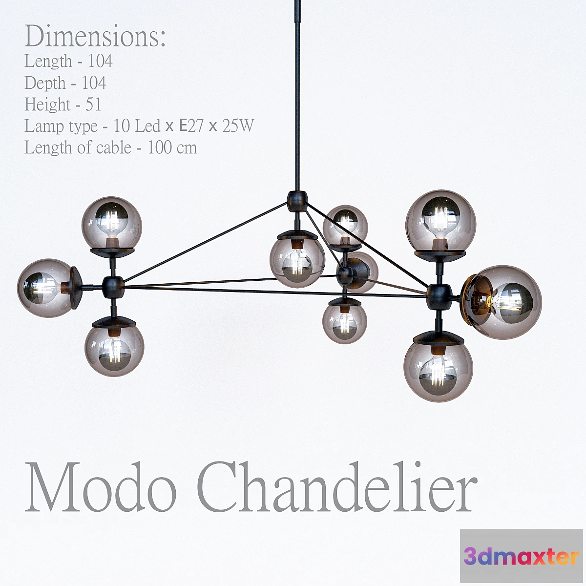 1452092 - Modo chandelier 3D Max