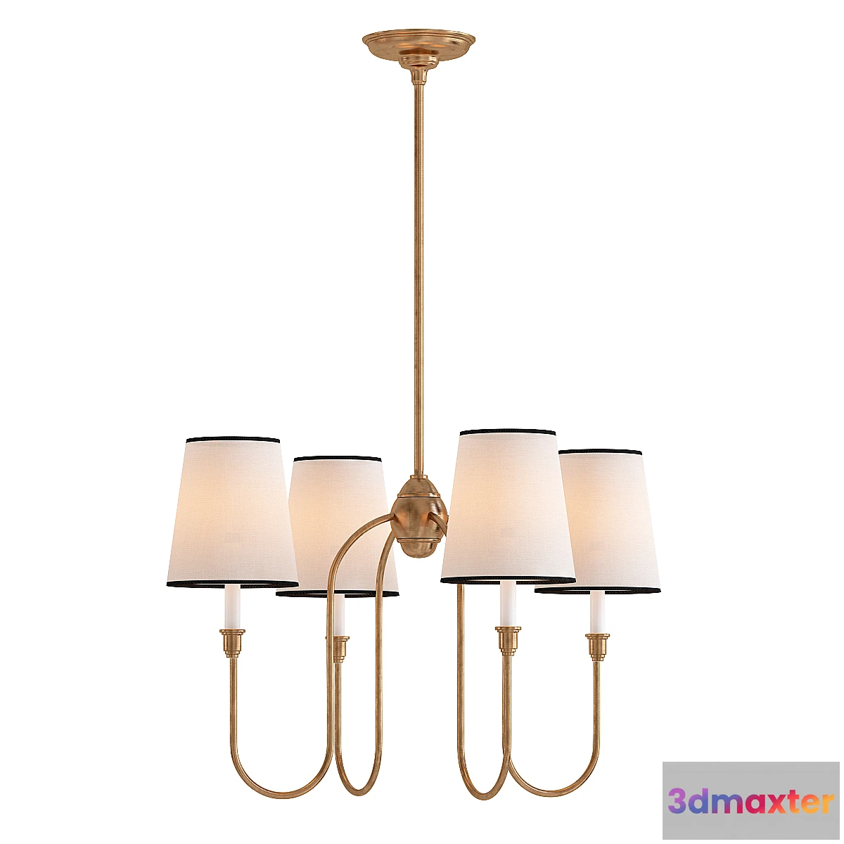 1452262 - Thomas O’Brien Vendome 4 Light 3D Max