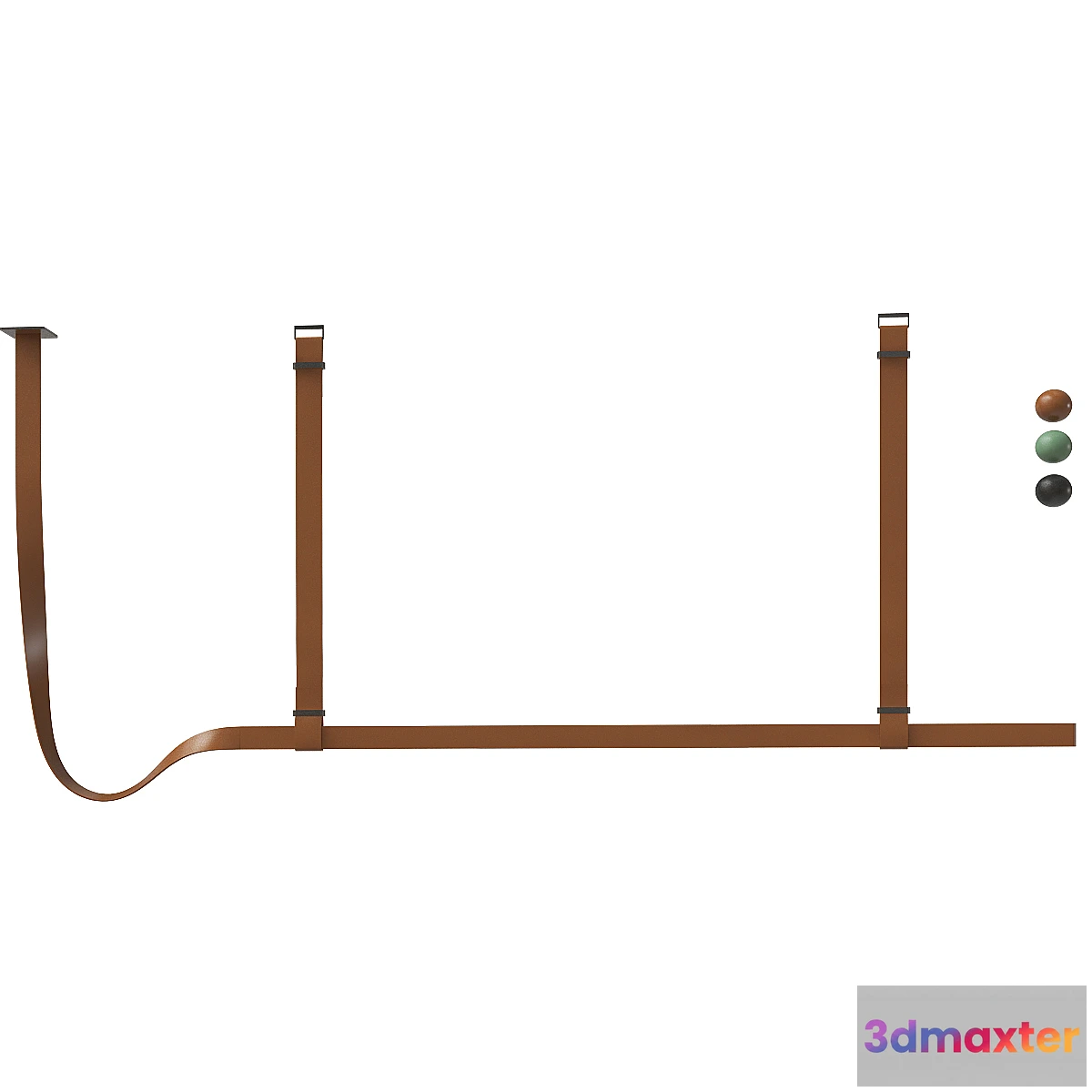 1452438 - Flos BELT Leather Collection 3D Max