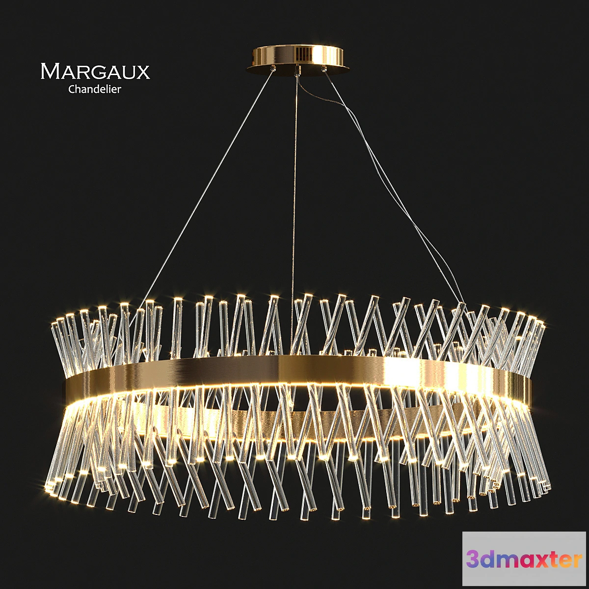 1452818 - Margaux crystal chandelier 3D Max