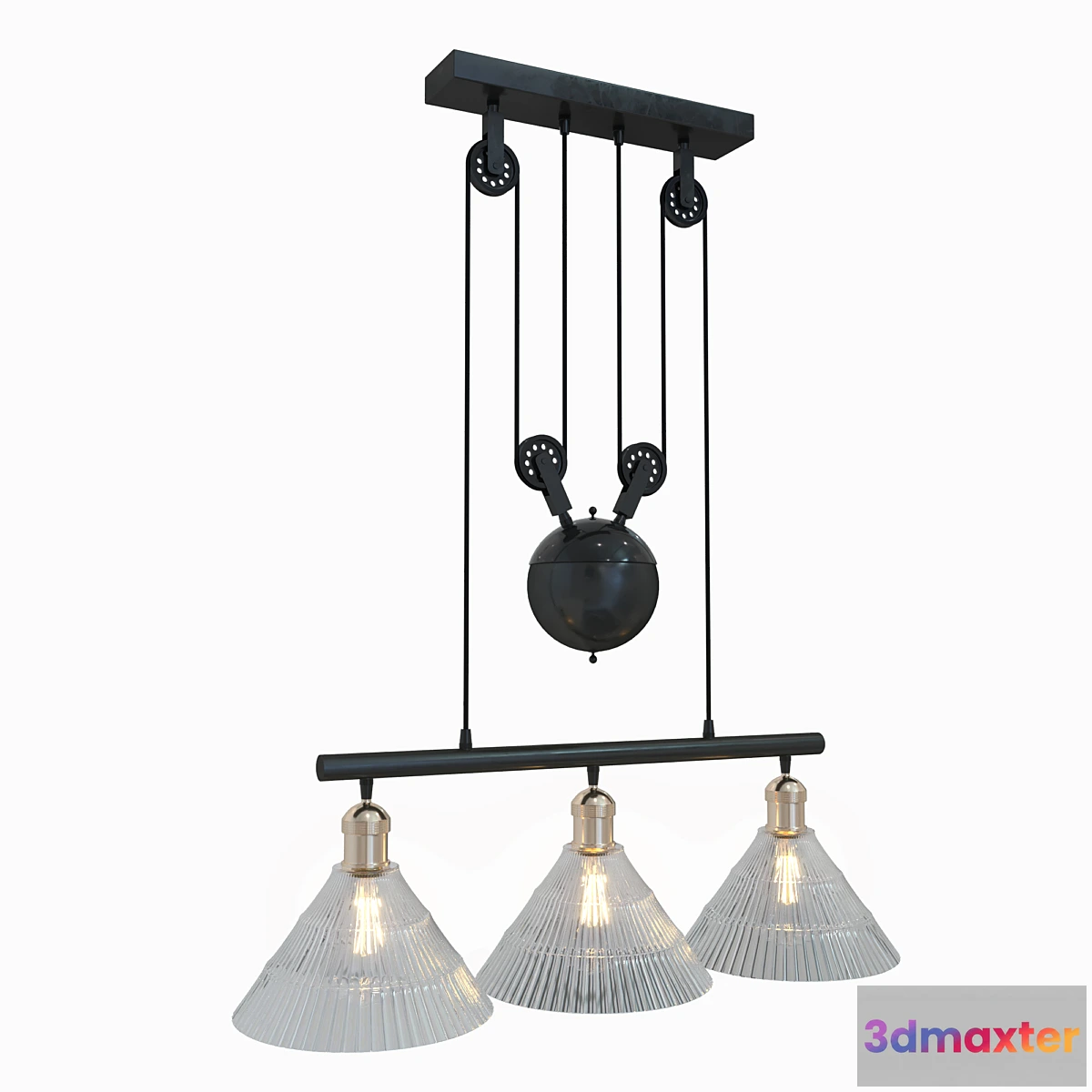 1453460 - Suspended chandelier “Neuwied” 3D Max